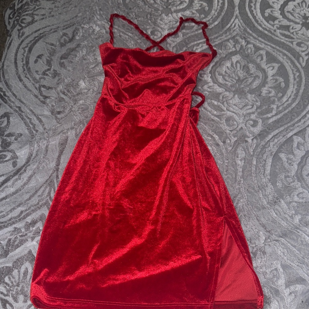 SHEIN Red Mini Dress